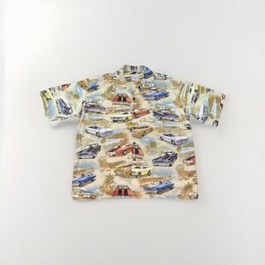 David Carey Shirt Mens 2XL Chevelle Chevy AOP Short Sleeve Button Up Hawaiian